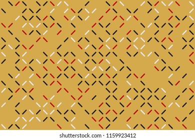 Abstract gemetric pattern with colored elements