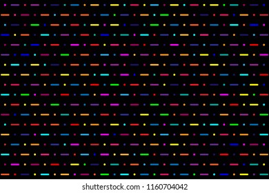 Abstract gemetric pattern with colored elements