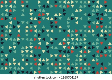 Abstract gemetric pattern with colored elements