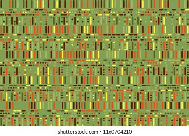 Abstract gemetric pattern with colored elements