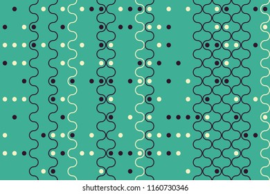 Abstract gemetric pattern with colored elements