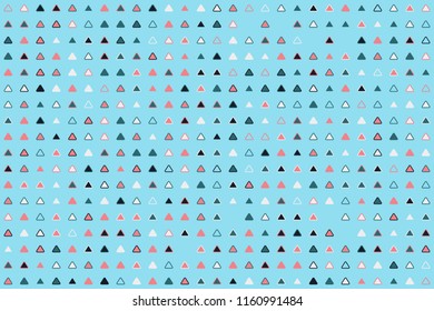 Abstract gemetric pattern with colored elements