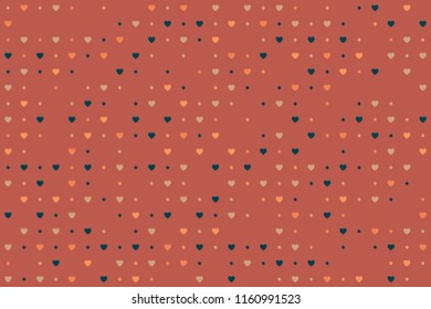 Abstract gemetric pattern with colored elements