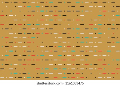 Abstract gemetric pattern with colored elements