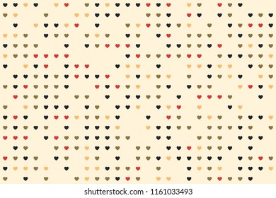 Abstract gemetric pattern with colored elements