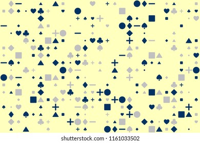 Abstract gemetric pattern with colored elements