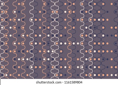 Abstract gemetric pattern with colored elements