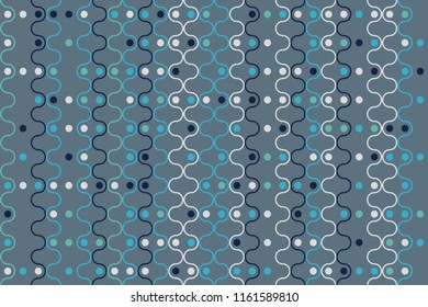 Abstract gemetric pattern with colored elements