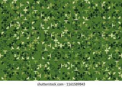 Abstract gemetric pattern with colored elements
