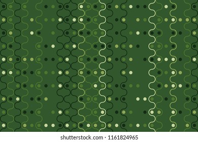 Abstract gemetric pattern with colored elements
