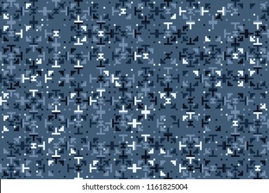 Abstract gemetric pattern with colored elements