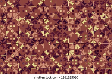 Abstract gemetric pattern with colored elements