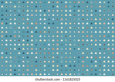 Abstract gemetric pattern with colored elements