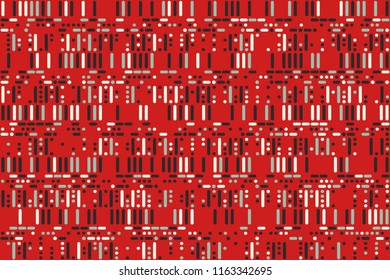 Abstract gemetric pattern with colored elements