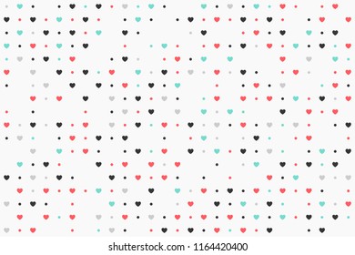 Abstract gemetric pattern with colored elements
