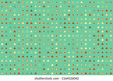 Abstract gemetric pattern with colored elements
