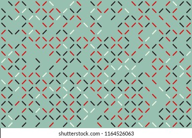 Abstract gemetric pattern with colored elements