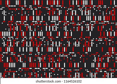 Abstract gemetric pattern with colored elements