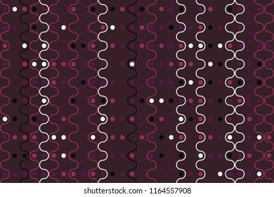 Abstract gemetric pattern with colored elements