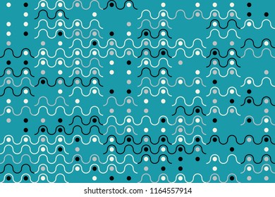 Abstract gemetric pattern with colored elements