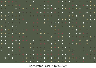 Abstract gemetric pattern with colored elements