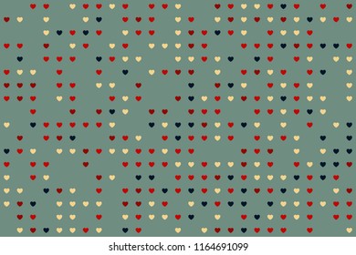 Abstract gemetric pattern with colored elements