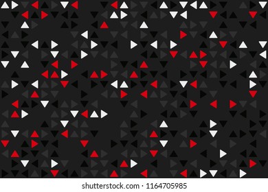 Abstract gemetric pattern with colored elements