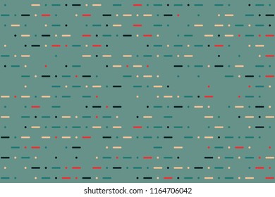 Abstract gemetric pattern with colored elements