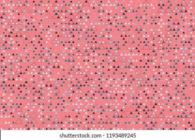 Abstract gemetric pattern with colored elements