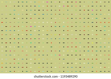 Abstract gemetric pattern with colored elements