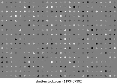 Abstract gemetric pattern with colored elements