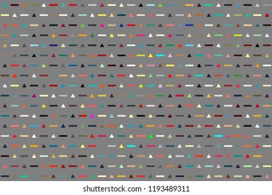 Abstract gemetric pattern with colored elements