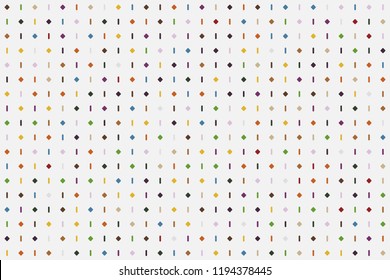 Abstract gemetric pattern with colored elements