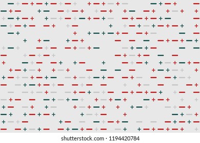 Abstract gemetric pattern with colored elements