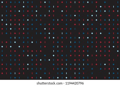 Abstract gemetric pattern with colored elements