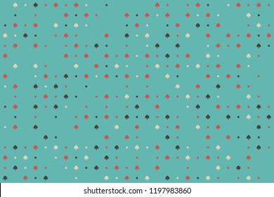 Abstract gemetric pattern with colored elements