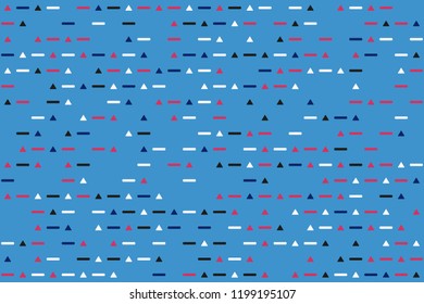 Abstract gemetric pattern with colored elements