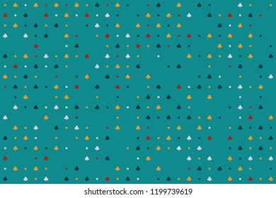 Abstract gemetric pattern with colored elements