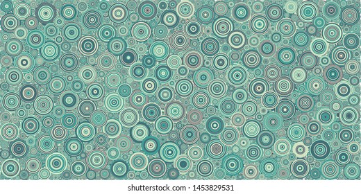 Abstract Generative Art color distributed circles dots background illustration