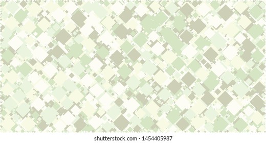 Abstract Generative Art color distributed sqares polygons background illustration