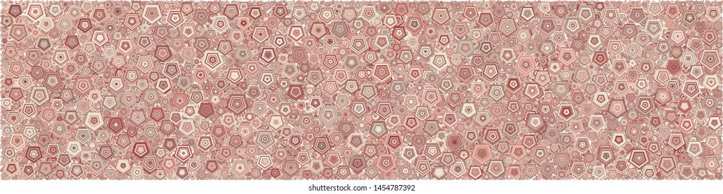 Abstract Generative Art color distributed polygons background illustration