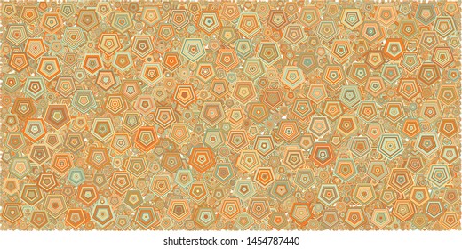 Abstract Generative Art color distributed polygons background illustration