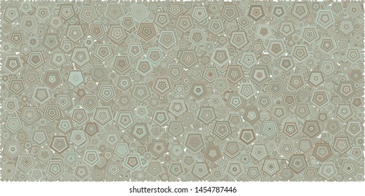 Abstract Generative Art color distributed polygons background illustration