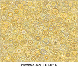 Abstract Generative Art color distributed polygons background illustration