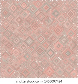 Abstract Generative Art color distributed squares polygons background illustration