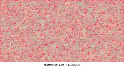 Abstract Generative Art color distributed triangles polygons background illustration