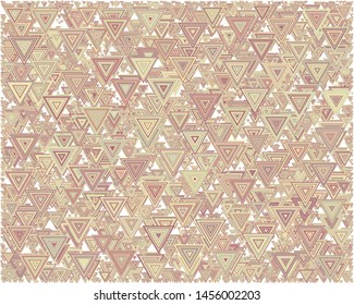Abstract Generative Art color distributed triangles polygons background illustration