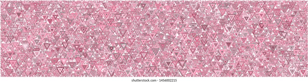 Abstract Generative Art color distributed triangles polygons background illustration