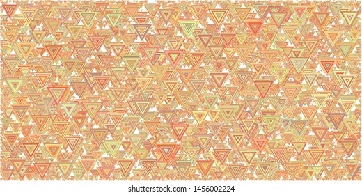 Abstract Generative Art color distributed triangles polygons background illustration