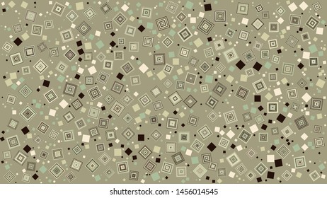 Abstract Generative Art color distributed squares polygons background illustration